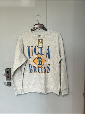 Rivalry Threads UCLA Bruins Gray Crewneck with Blue & Gold Logo
